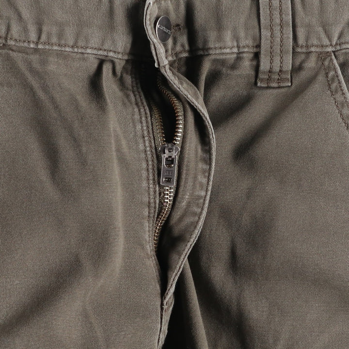 Carhartt Relaxed Fit Duck Cargo Shorts, Men's Size W36 (approx.) cotton Khaki type Vintage Second Hand