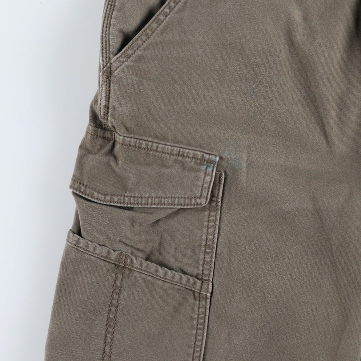 Carhartt Relaxed Fit Duck Cargo Shorts, Men's Size W36 (approx.) cotton Khaki type Vintage Second Hand