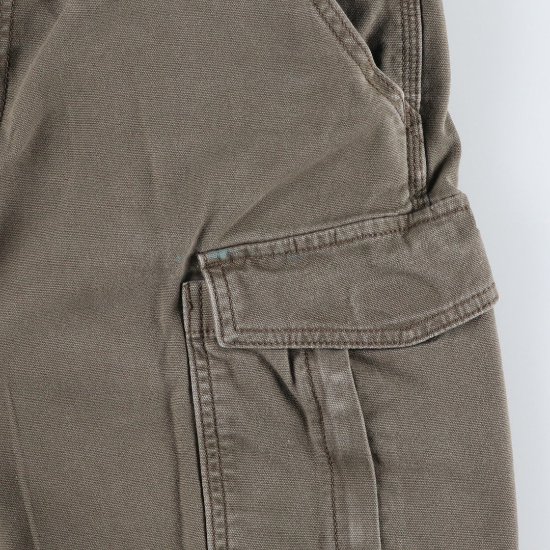 Carhartt Relaxed Fit Duck Cargo Shorts, Men's Size W36 (approx.) cotton Khaki type Vintage Second Hand