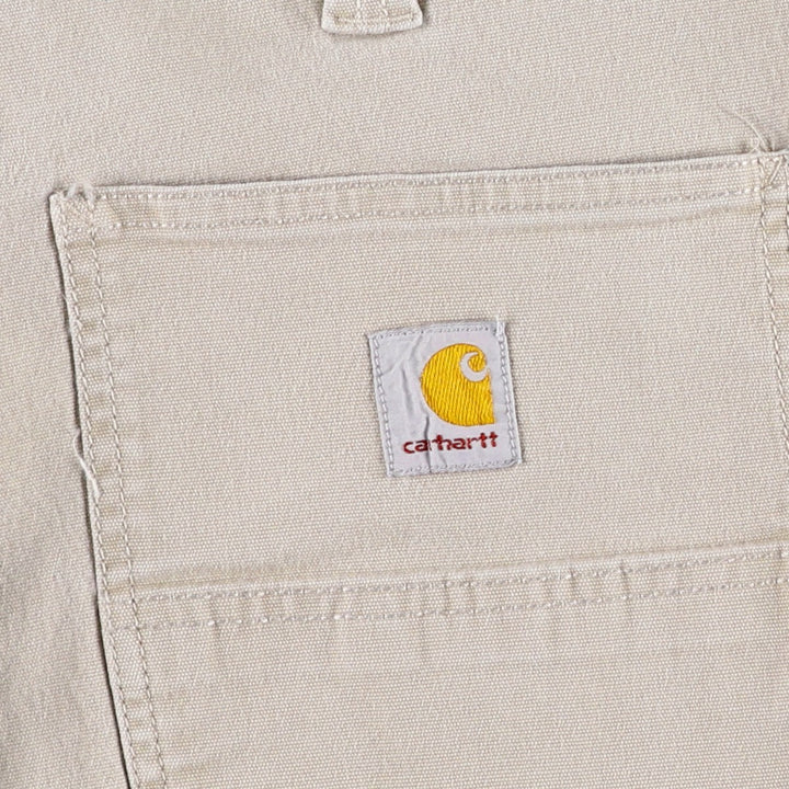 Carhartt Duck Canvas Painter Shorts, Men's W35 (approx.) cotton Beige type Vintage Second Hand