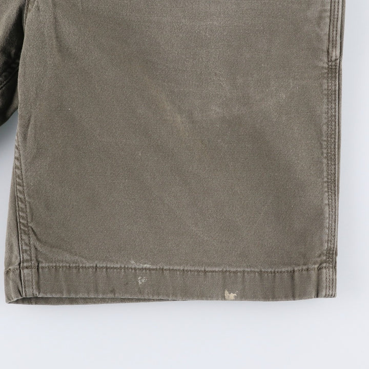 Carhartt Relaxed Fit Duck Painter Shorts, Shorts, Men's, W34 equivalent cotton Khaki type Vintage Second Hand