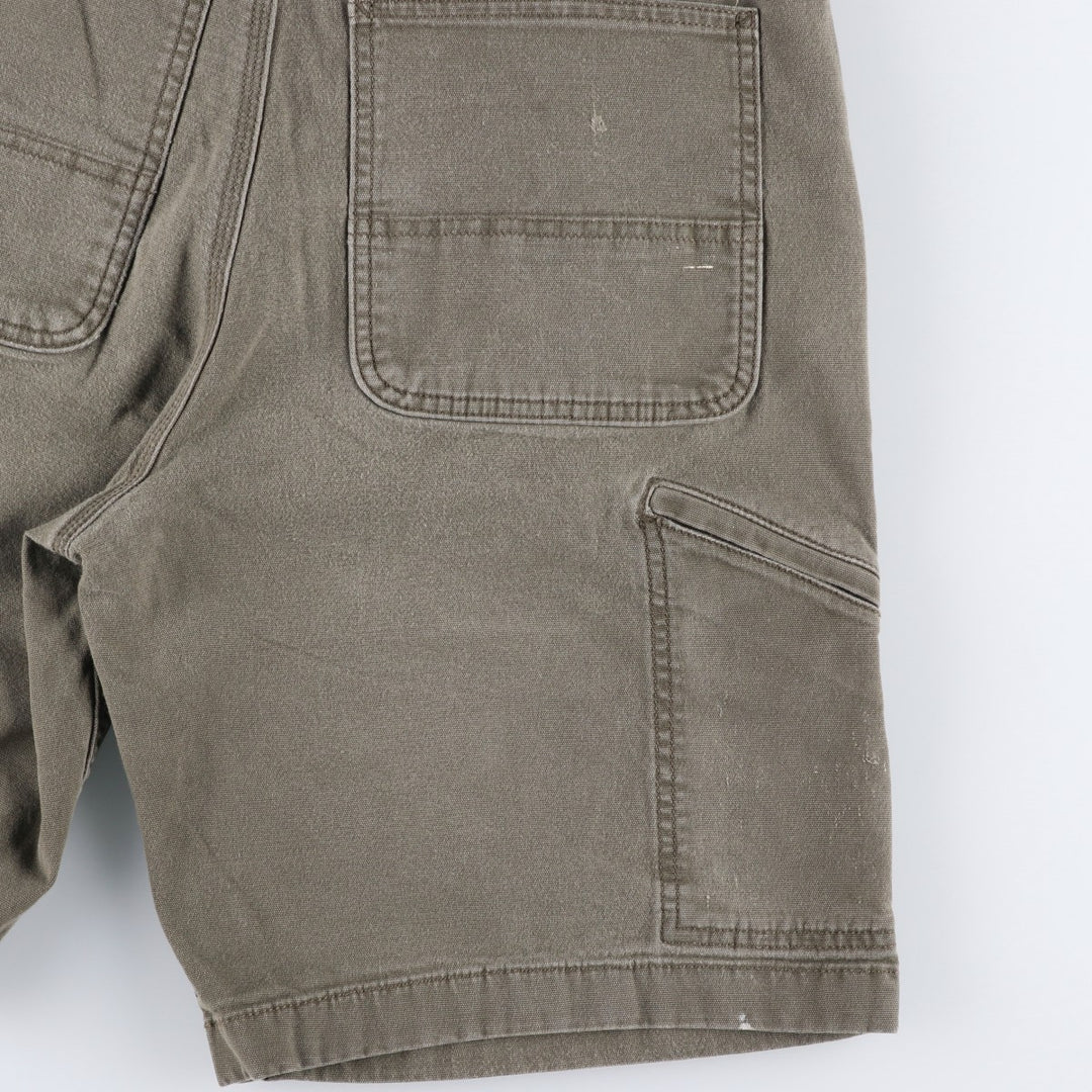 Carhartt Relaxed Fit Duck Painter Shorts, Shorts, Men's, W34 equivalent cotton Khaki type Vintage Second Hand
