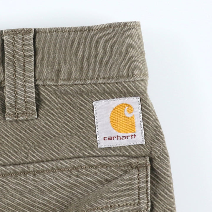 Carhartt Relaxed Fit Duck Cargo Shorts, Men's Size W32 cotton Khaki type Vintage Second Hand