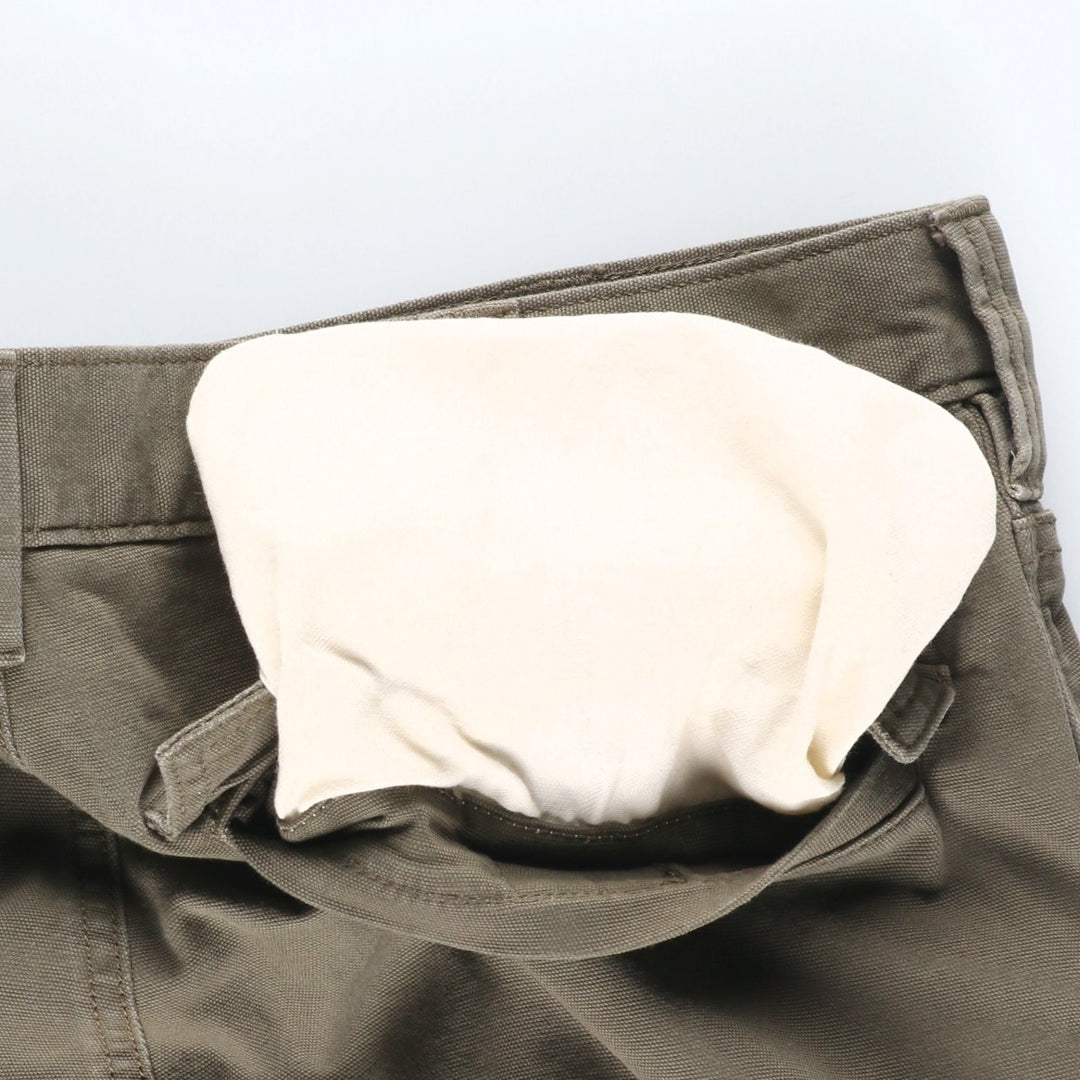 Carhartt Relaxed Fit Duck Cargo Shorts, Men's Size W32 cotton Khaki type Vintage Second Hand