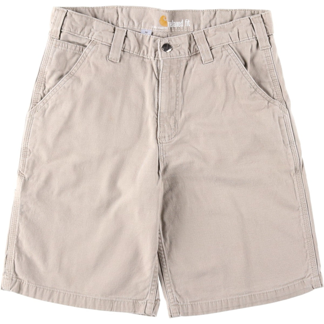 Carhartt Relaxed Fit Duck Work Shorts, Short Pants, Men's, W33 cotton Beige type Vintage Second Hand