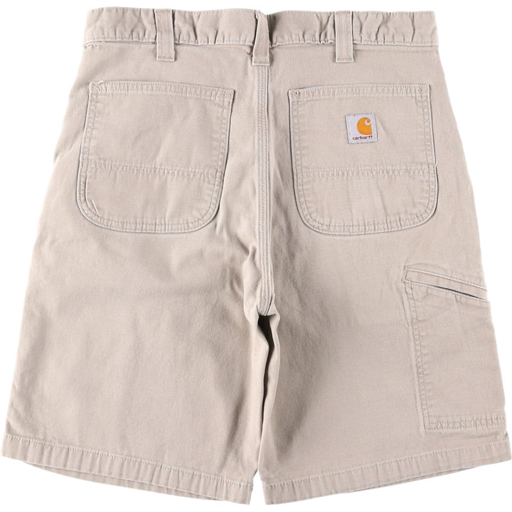 Carhartt Relaxed Fit Duck Work Shorts, Short Pants, Men's, W33 cotton Beige type Vintage Second Hand