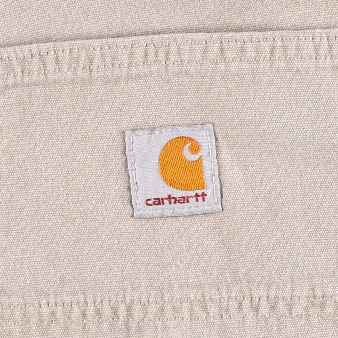 Carhartt Relaxed Fit Duck Work Shorts, Short Pants, Men's, W33 cotton Beige type Vintage Second Hand