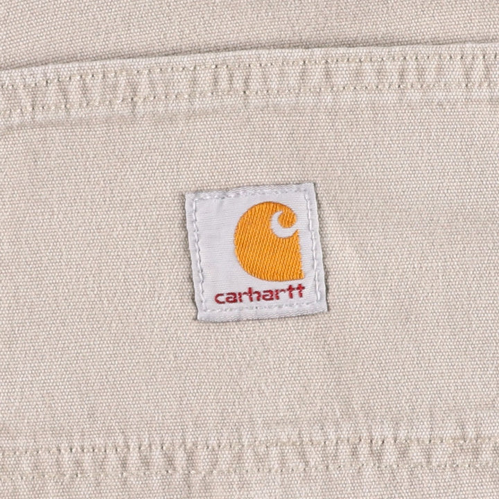 Carhartt Relaxed Fit Duck Work Shorts, Short Pants, Men's, W33 cotton Beige type Vintage Second Hand