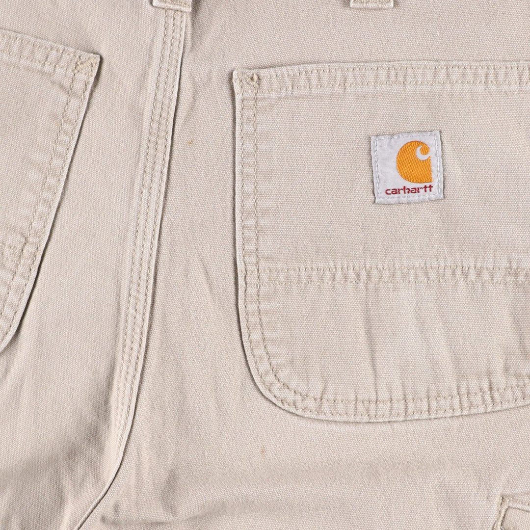 Carhartt Relaxed Fit Duck Work Shorts, Short Pants, Men's, W33 cotton Beige type Vintage Second Hand