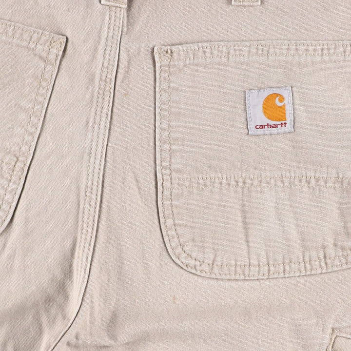 Carhartt Relaxed Fit Duck Work Shorts, Short Pants, Men's, W33 cotton Beige type Vintage Second Hand