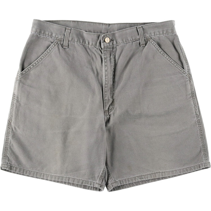 Carhartt Duck Work Shorts, Men's Size W34 unclear Khaki type Vintage Second Hand