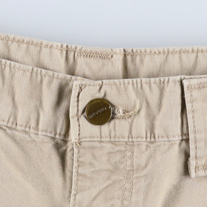 2000'S Carhartt duck canvas painter shorts, men's size W31 (approx.) cotton Beige type Vintage Second Hand