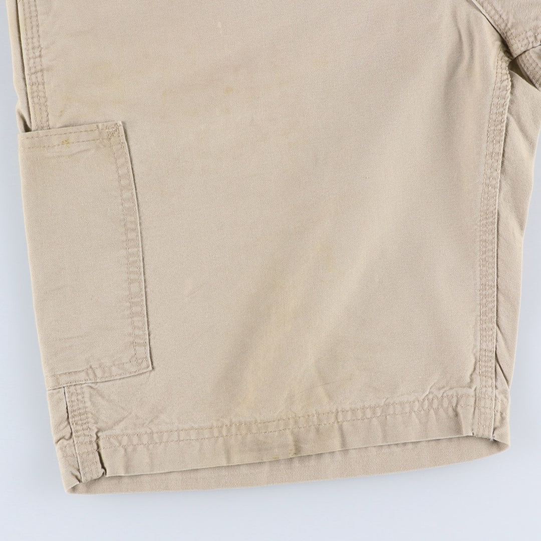 2000'S Carhartt duck canvas painter shorts, men's size W31 (approx.) cotton Beige type Vintage Second Hand