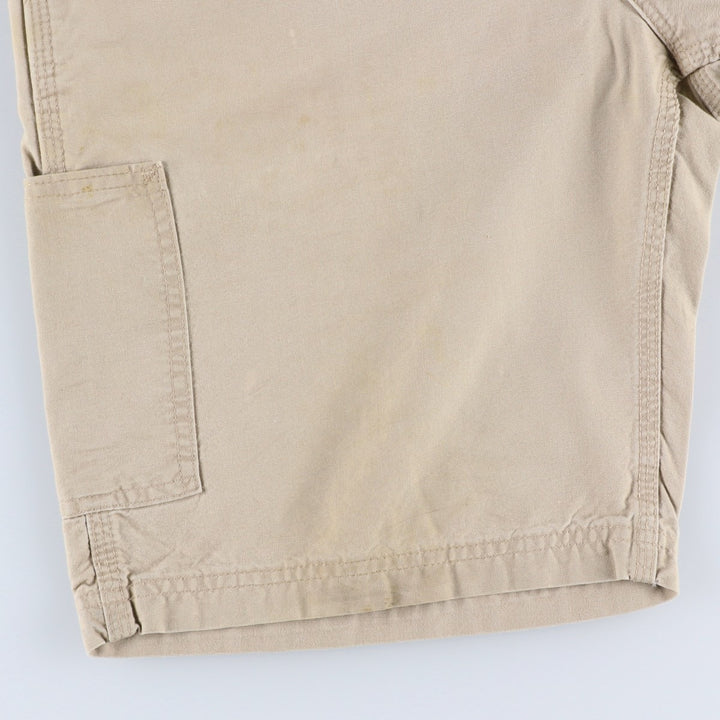 2000'S Carhartt duck canvas painter shorts, men's size W31 (approx.) cotton Beige type Vintage Second Hand
