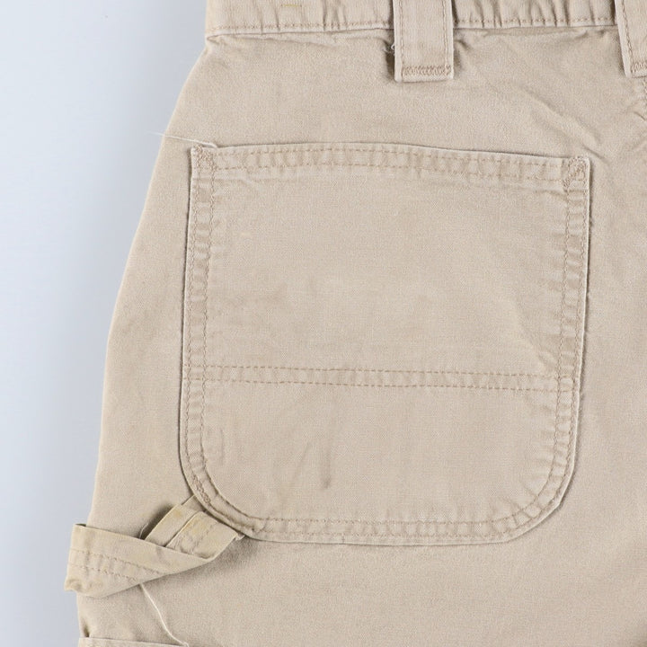 2000'S Carhartt duck canvas painter shorts, men's size W31 (approx.) cotton Beige type Vintage Second Hand