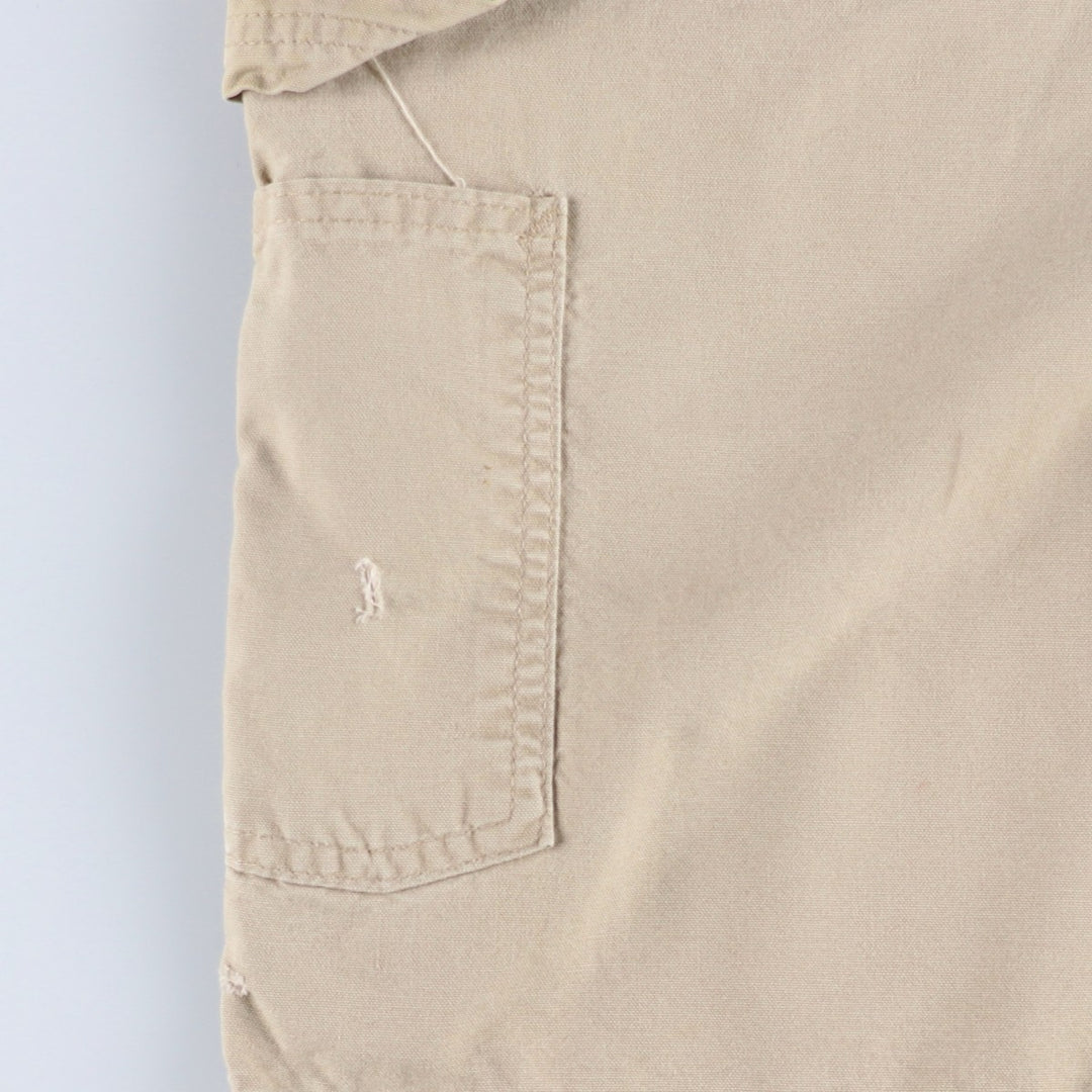 2000'S Carhartt duck canvas painter shorts, men's size W31 (approx.) cotton Beige type Vintage Second Hand