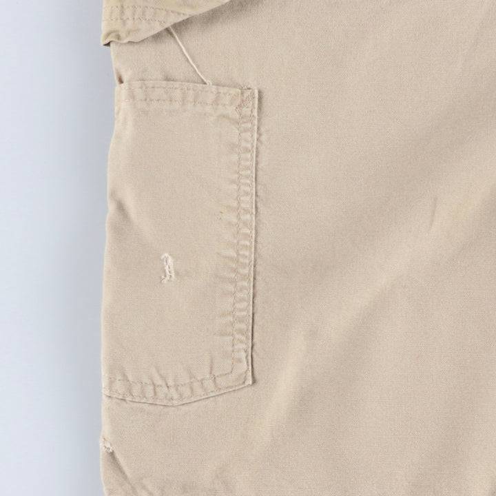 2000'S Carhartt duck canvas painter shorts, men's size W31 (approx.) cotton Beige type Vintage Second Hand