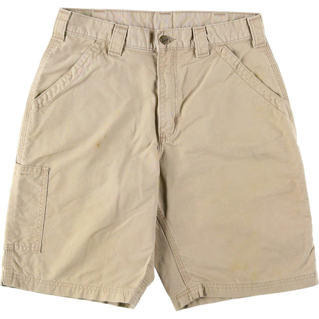 00'S Carhartt Duck Painter Shorts, Men's W32 cotton Beige type Vintage Second Hand