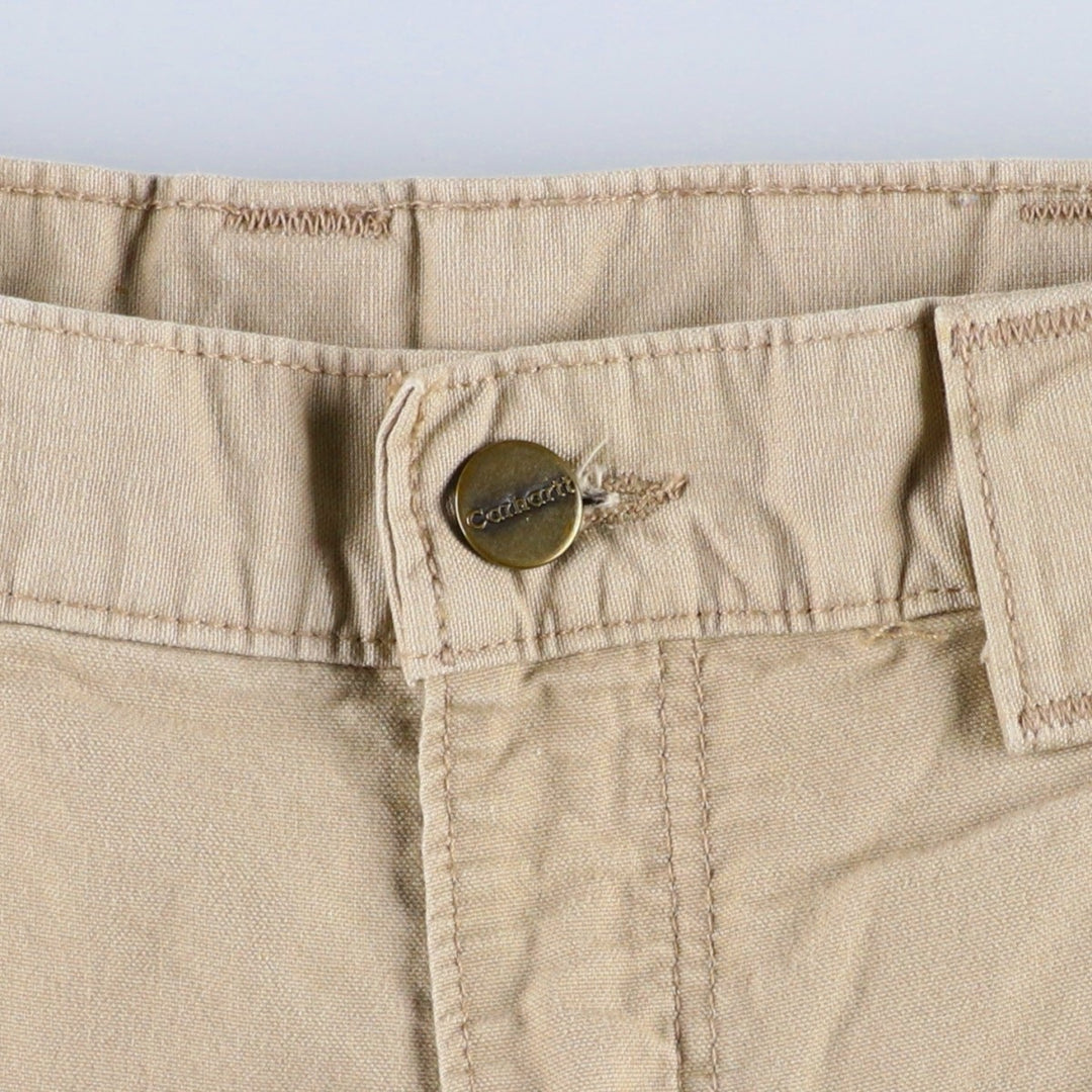 00'S Carhartt Duck Painter Shorts, Men's W32 cotton Beige type Vintage Second Hand
