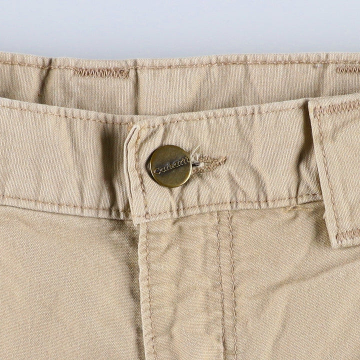 00'S Carhartt Duck Painter Shorts, Men's W32 cotton Beige type Vintage Second Hand