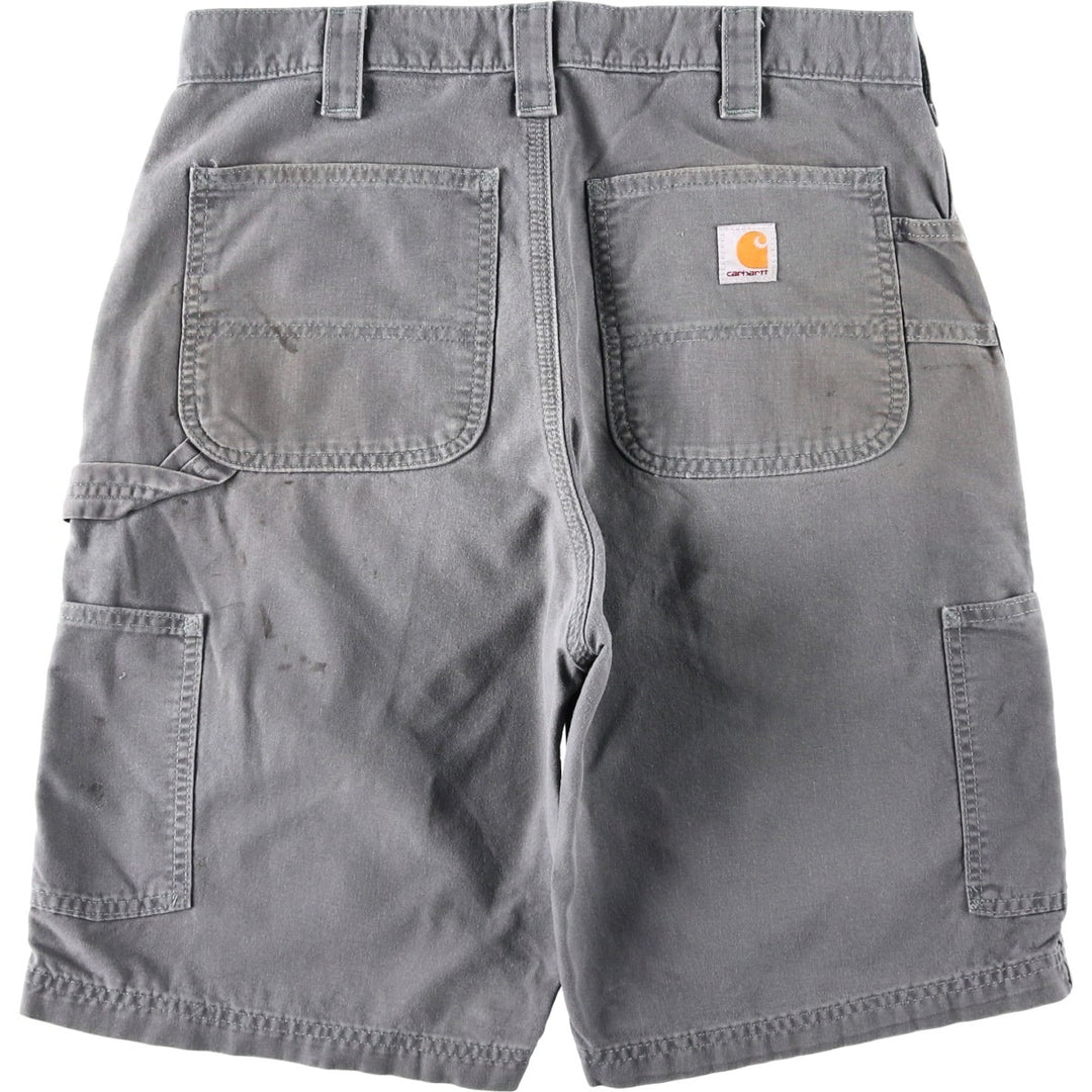 Carhartt ORIGINAL FIT Duck Painter Shorts, Men's, W32 equivalent cotton gray type Vintage Second Hand