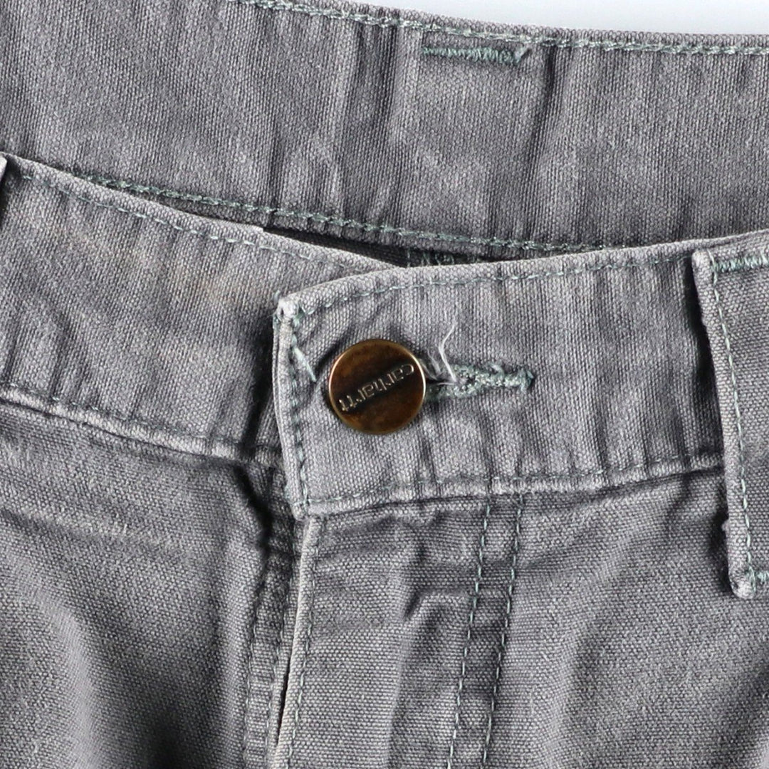 Carhartt ORIGINAL FIT Duck Painter Shorts, Men's, W32 equivalent cotton gray type Vintage Second Hand