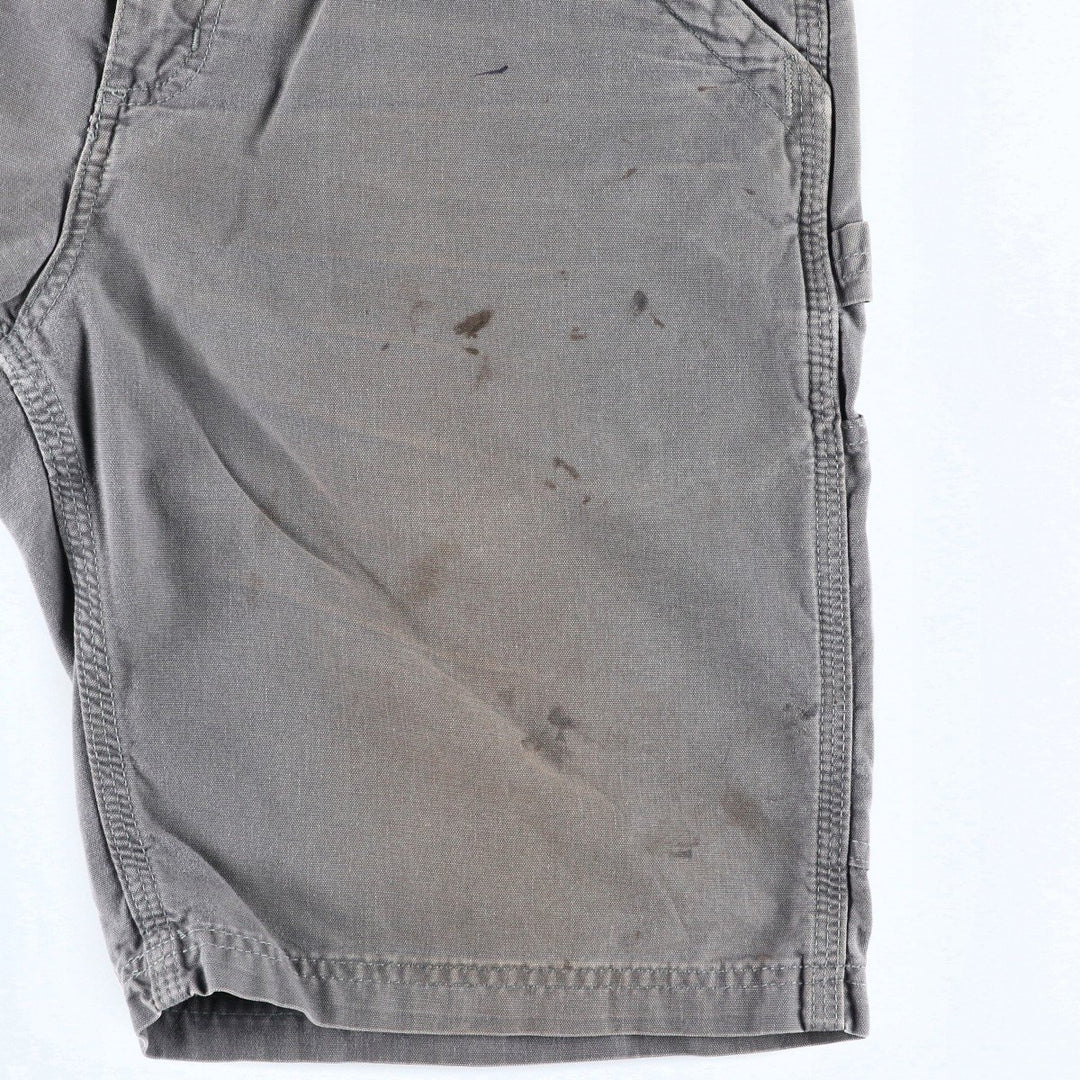 Carhartt ORIGINAL FIT Duck Painter Shorts, Men's, W32 equivalent cotton gray type Vintage Second Hand