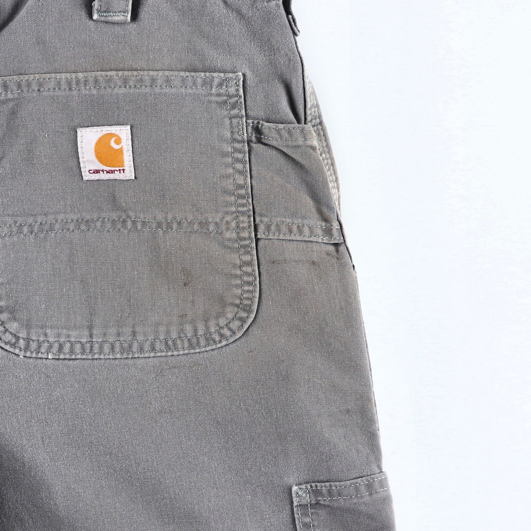 Carhartt ORIGINAL FIT Duck Painter Shorts, Men's, W32 equivalent cotton gray type Vintage Second Hand