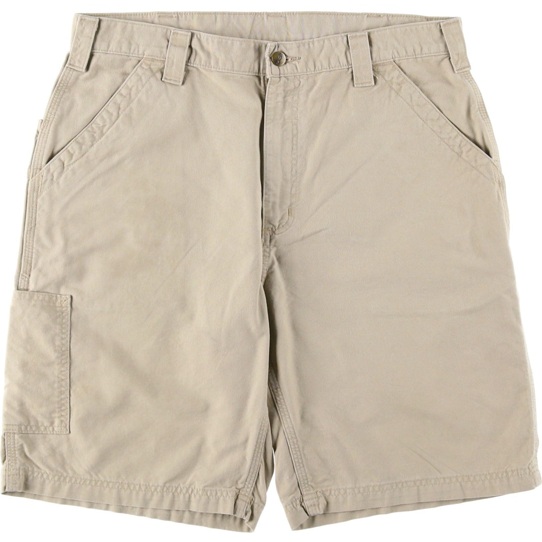 Carhartt Original Fit Duck Painter Shorts, Men's Size 35 cotton Beige type Vintage Second Hand