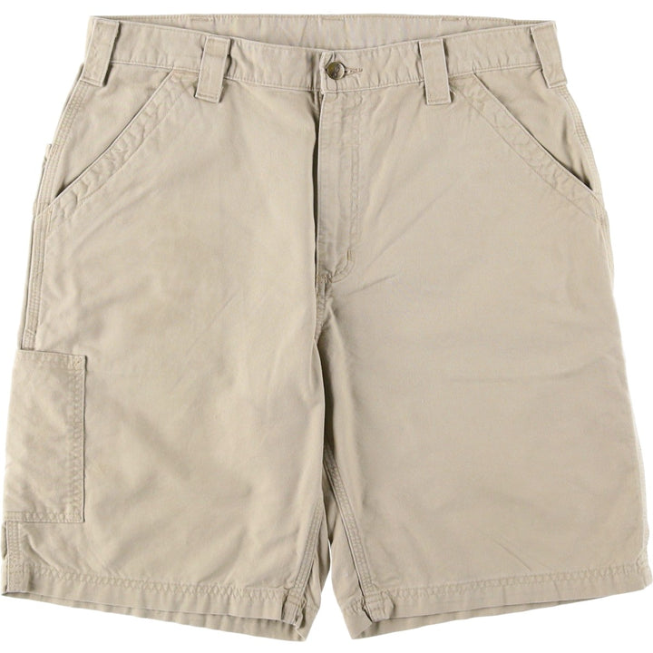 Carhartt Original Fit Duck Painter Shorts, Men's Size 35 cotton Beige type Vintage Second Hand