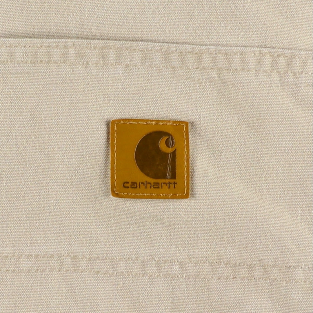 Carhartt Original Fit Duck Painter Shorts, Men's Size 35 cotton Beige type Vintage Second Hand