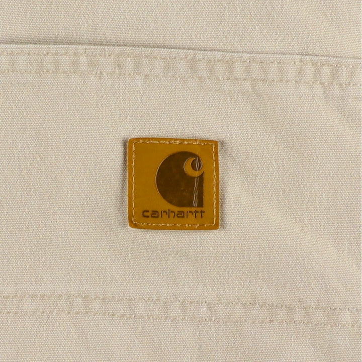 Carhartt Original Fit Duck Painter Shorts, Men's Size 35 cotton Beige type Vintage Second Hand