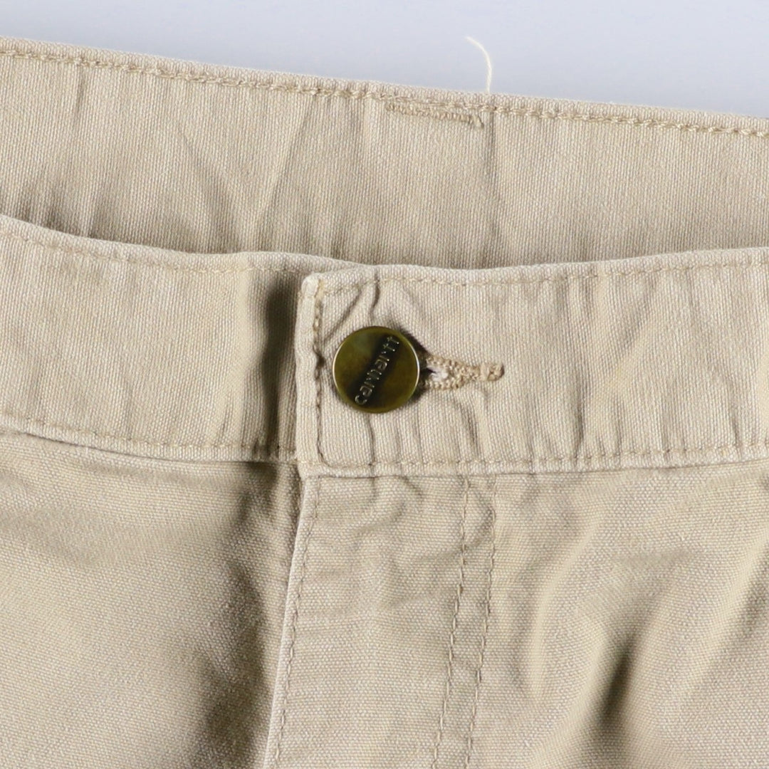 Carhartt Original Fit Duck Painter Shorts, Men's Size 35 cotton Beige type Vintage Second Hand