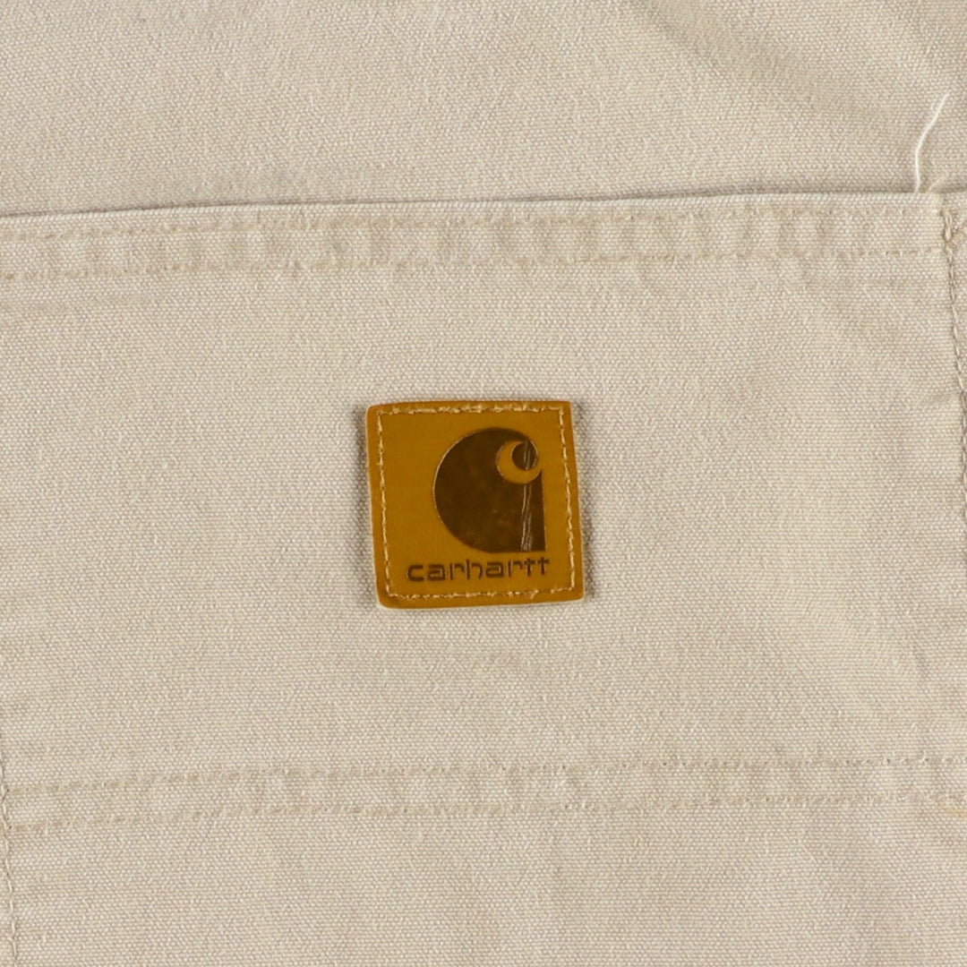Carhartt Original Fit Duck Painter Shorts, Men's Size 35 cotton Beige type Vintage Second Hand