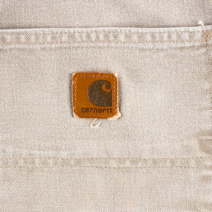 00'S Carhartt Duck Painter Shorts, Men's, W35 cotton Beige type Vintage Second Hand