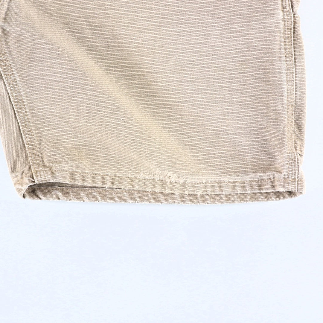 00'S Carhartt Duck Painter Shorts, Men's, W35 cotton Beige type Vintage Second Hand