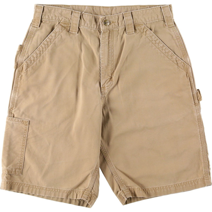 Carhartt Original Fit Duck Painter Shorts, Men's Size W31 cotton Beige type Vintage Second Hand