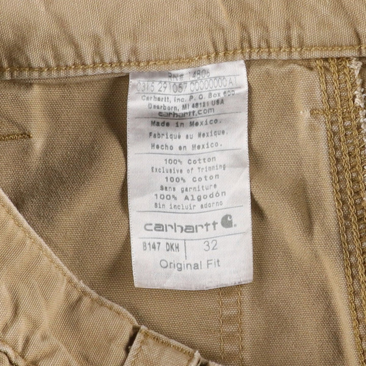 Carhartt Original Fit Duck Painter Shorts, Men's Size W31 cotton Beige type Vintage Second Hand
