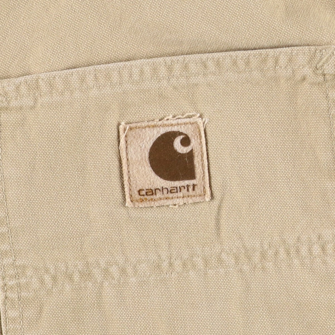 Carhartt Duck Canvas Work Shorts, Men's W35 (approx.) unclear Beige type Vintage Second Hand