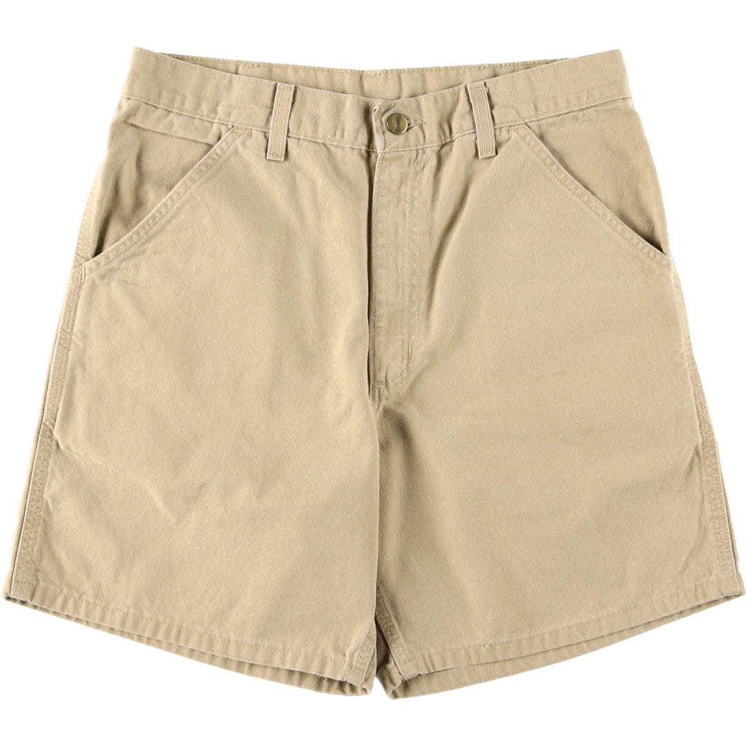 Carhartt Duck Work Shorts, Men's Size W32 unclear Beige type Vintage Second Hand
