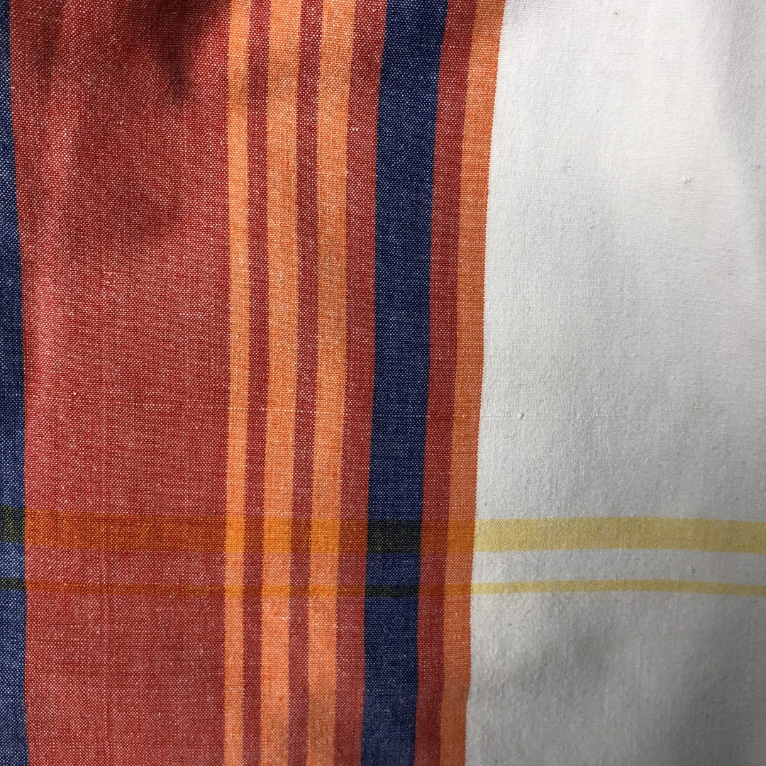 Ralph Lauren short sleeve button down check shirt, men's size S cotton white type Vintage Second Hand