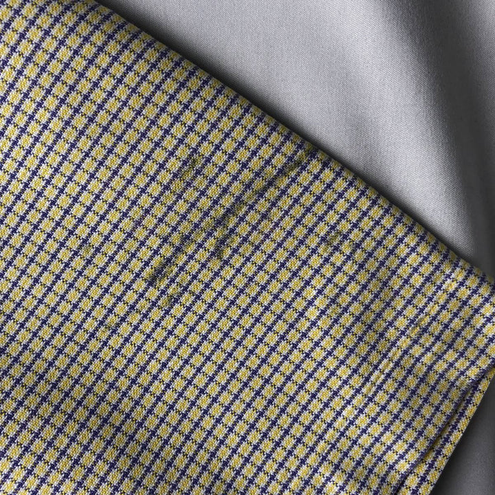 Ralph Lauren BLAKE short sleeve button down check shirt men's XL size cotton yellow type Vintage Second Hand