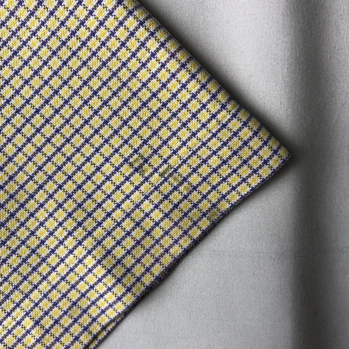 Ralph Lauren BLAKE short sleeve button down check shirt men's XL size cotton yellow type Vintage Second Hand