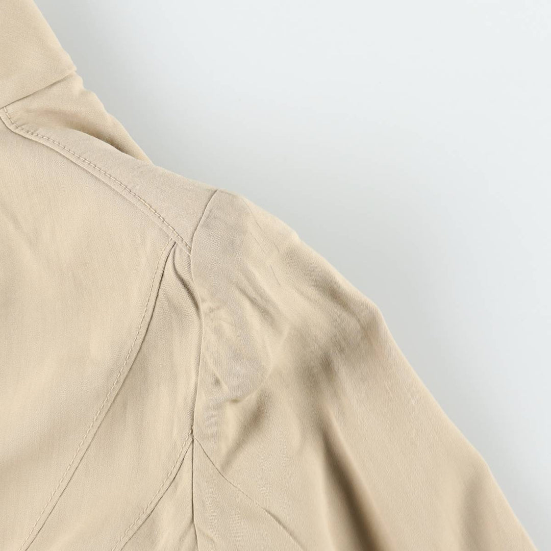Blazer, tailored jacket, made in the USA, women's size L equivalent. Rayon Beige type Vintage Second Hand