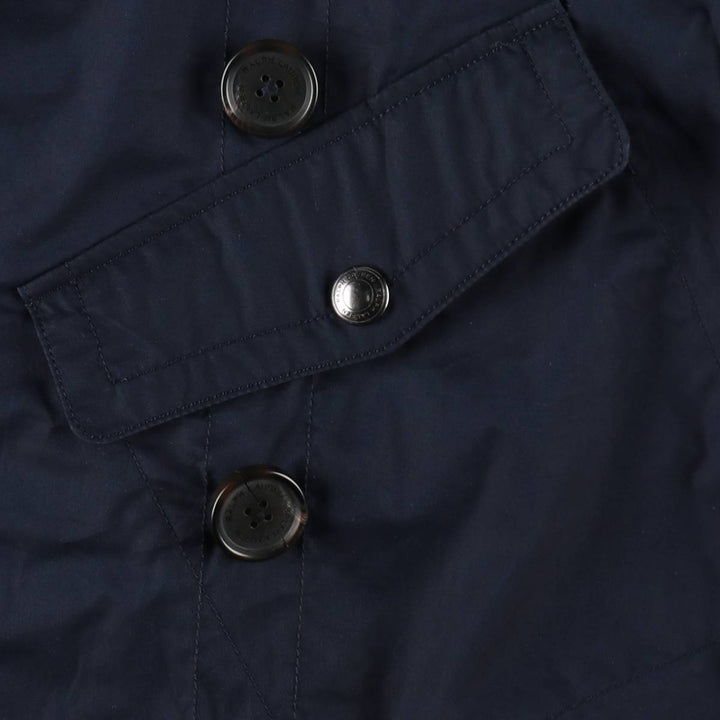 Ralph Lauren POLO RALPH LAUREN trench coat, short coat, women's size S (approx.) cotton navy blue type Vintage Second Hand