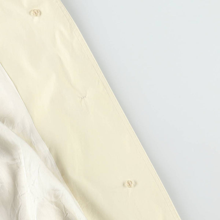 Burberry's Balmacaan Coat, Women's Size L cotton lemon yellow Vintage Second Hand