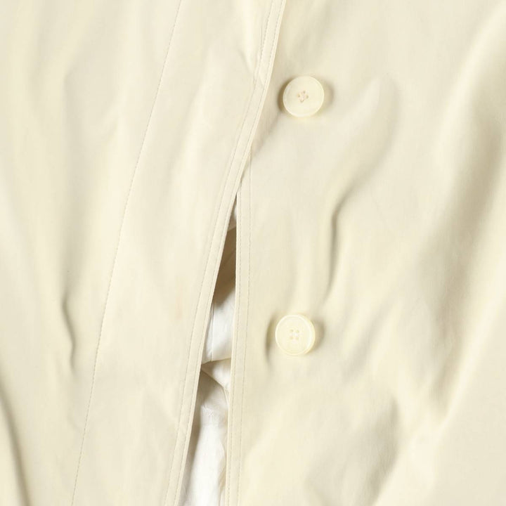 Burberry's Balmacaan Coat, Women's Size L cotton lemon yellow Vintage Second Hand