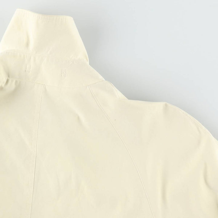 Burberry's Balmacaan Coat, Women's Size L cotton lemon yellow Vintage Second Hand