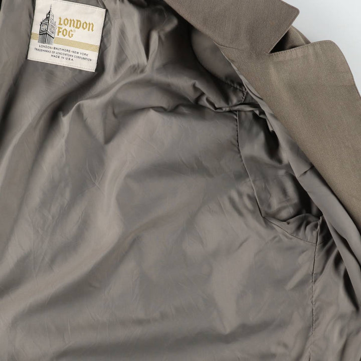 London Fog trench coat, made in the USA, women's size L equivalent, vintage. unclear Khaki type Vintage Second Hand