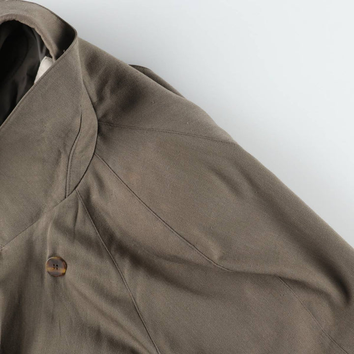 London Fog trench coat, made in the USA, women's size L equivalent, vintage. unclear Khaki type Vintage Second Hand